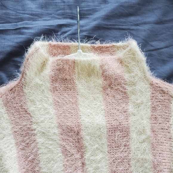 Pink Peppermint Striped Sweater - Picture 3 of 4